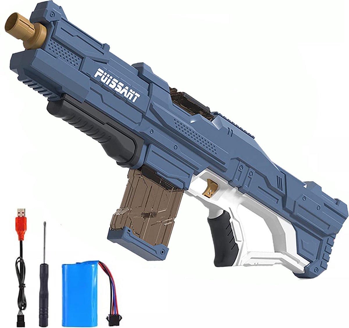 Automatisch waterpistool | 800ml tank | Water gun | Elektrisch waterpistool | BLAUW